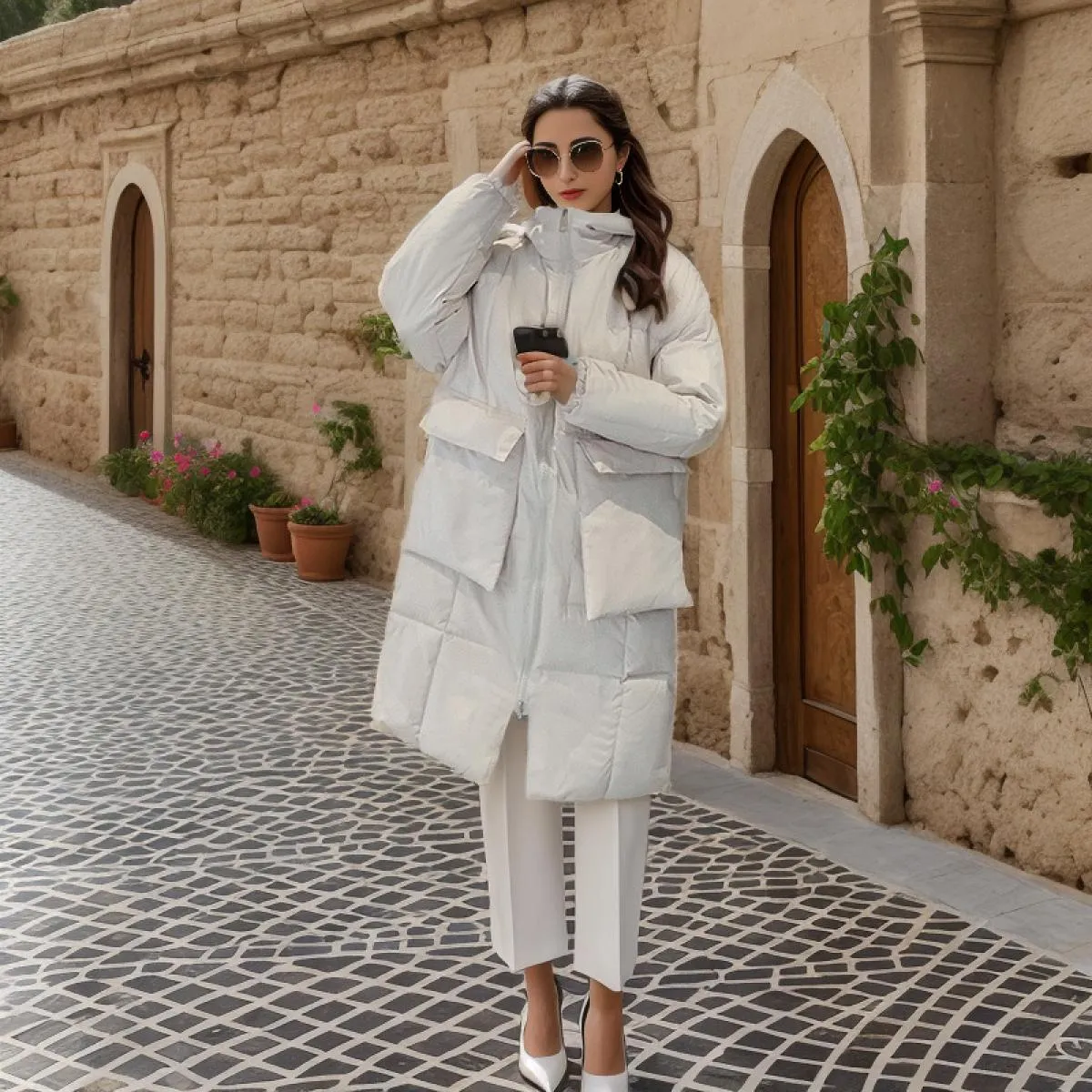 2023 Parka invernali da donna nuovi cappotti caldi giacca moda femminile lunghezza con cappuccio Comfort eleganza abiti streetwe