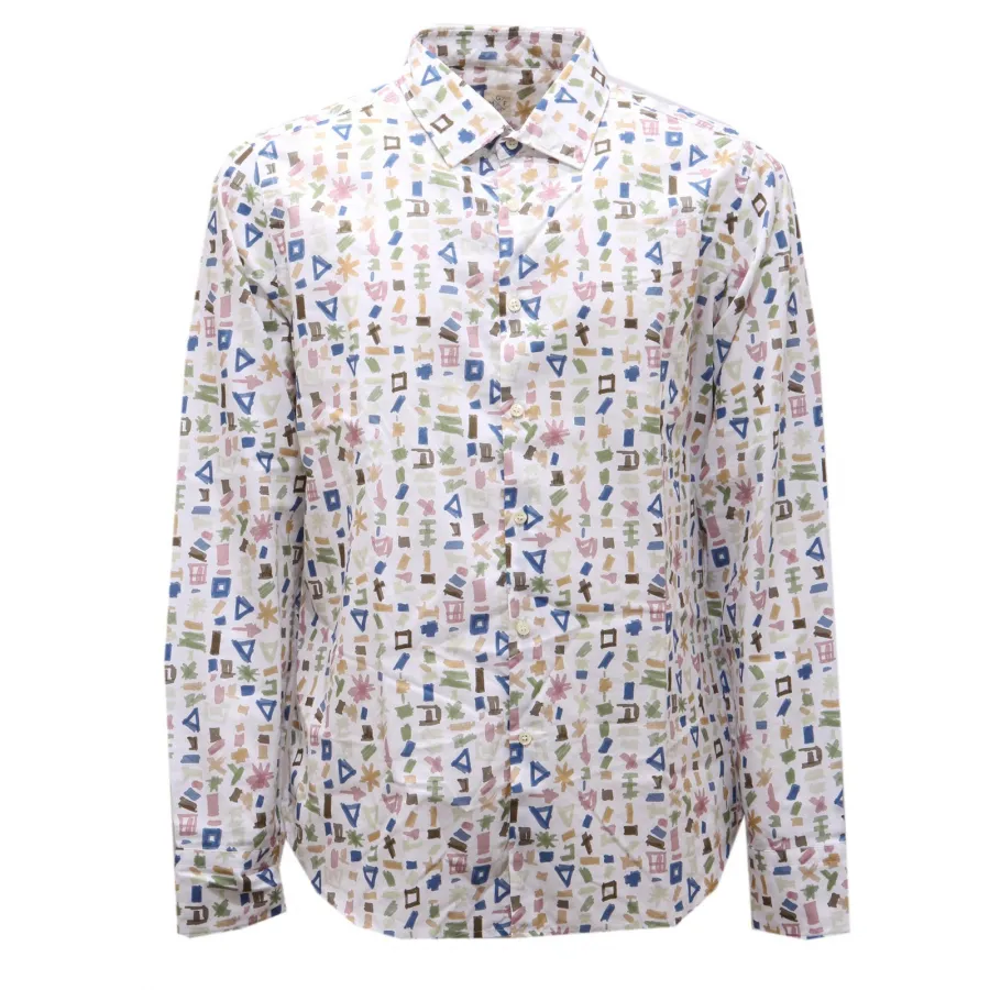 3308AG camicia uomo GMF 965 fantasy cotton shirt men