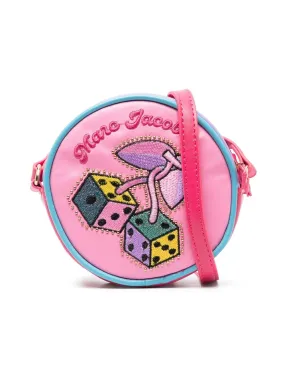 Borsa a spalla con ricamo