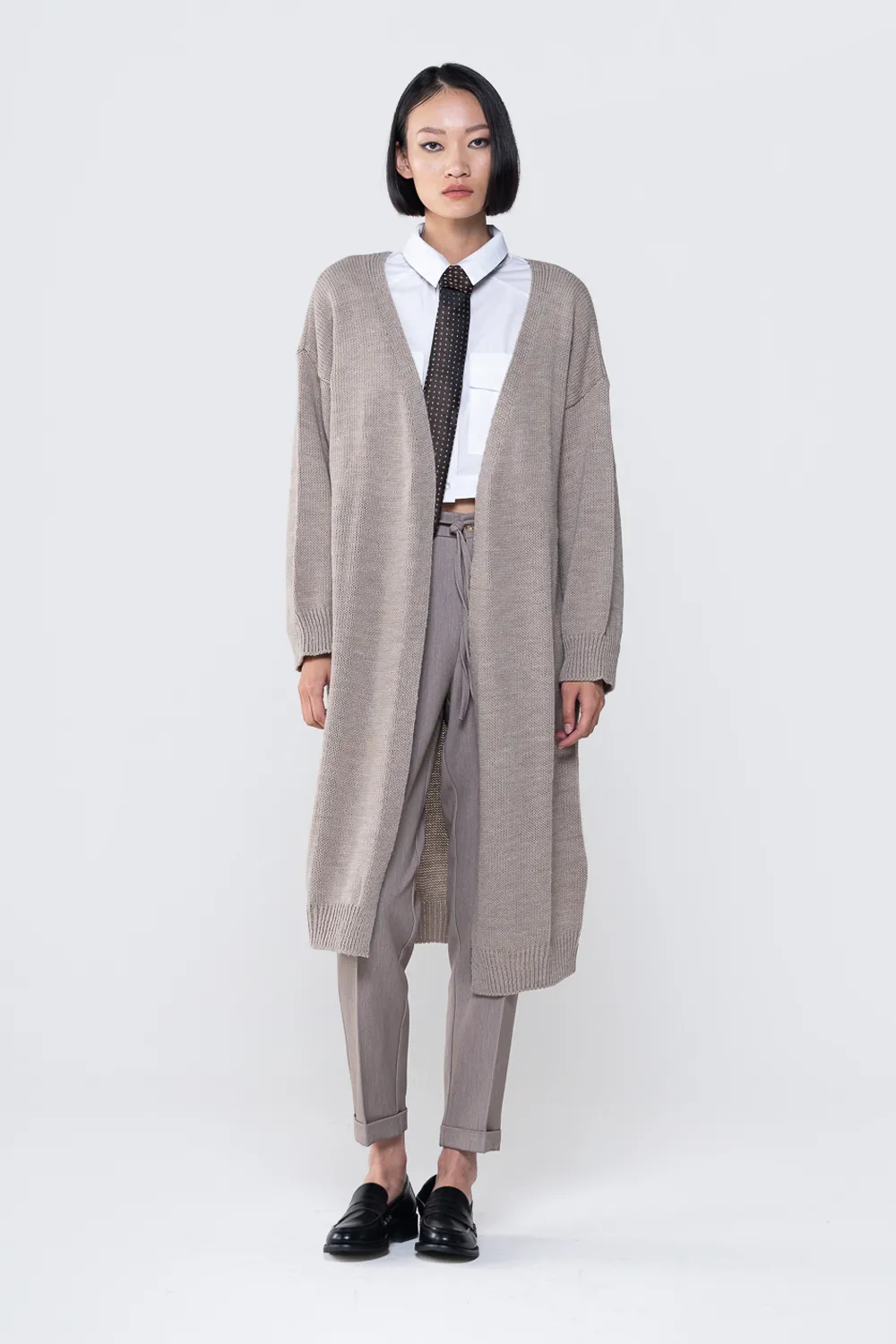 Cardigan over