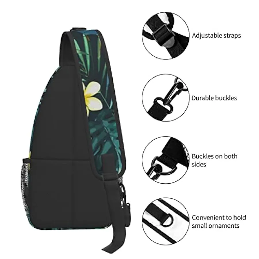 DJNGN Borsa a tracolla hawaiana, borsa a tracolla, zaino da trekking all’aperto per il fine settimana, adatto per uomini e donne