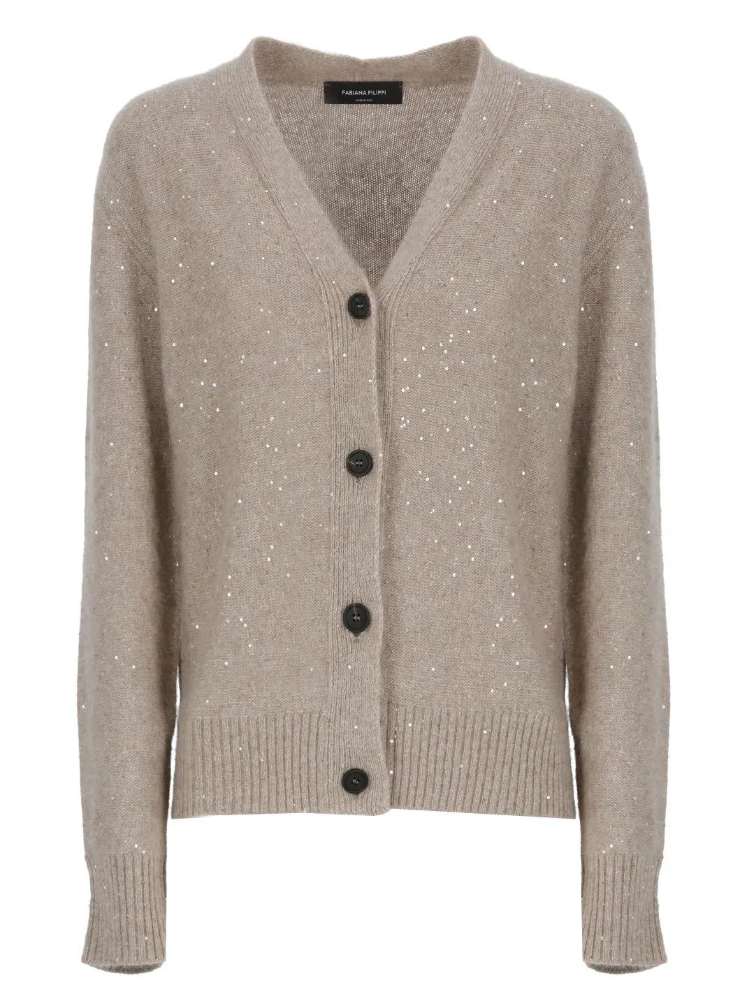  Fabiana Filippi Cardigan in lana e seta 