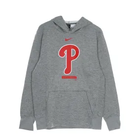 Felpa Cappuccio Uomo Mlb Logo Therma Performance Pullover Hoodie Phiphi Dark Grey Heather