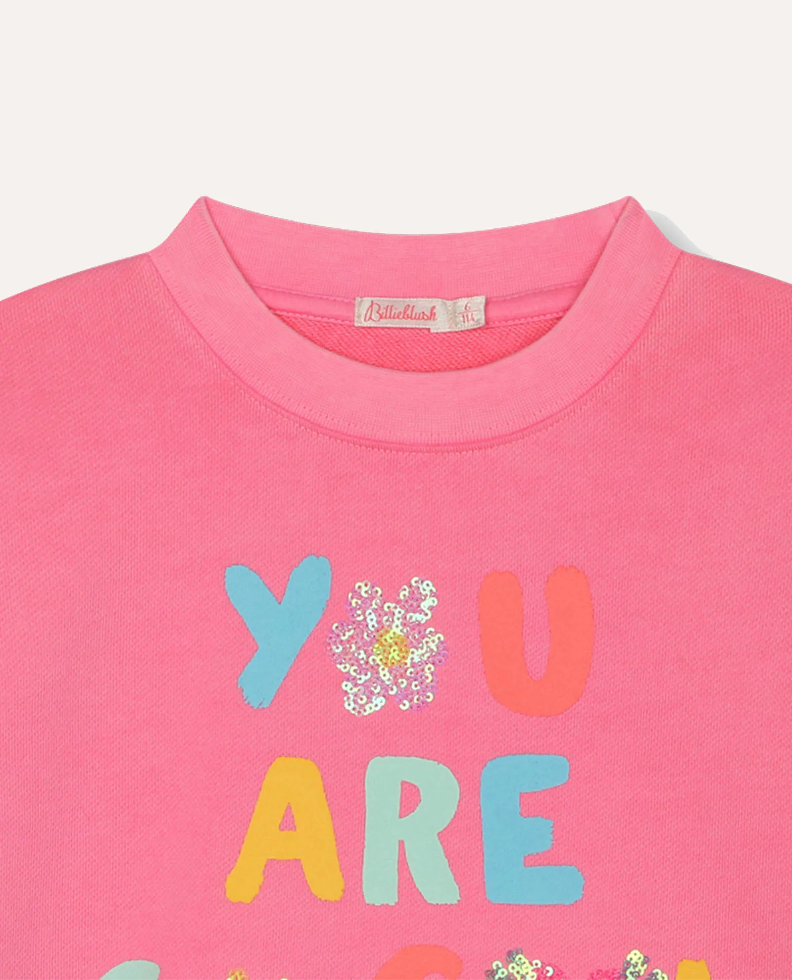 Felpa girocollo Billieblush per bambina con stampa
