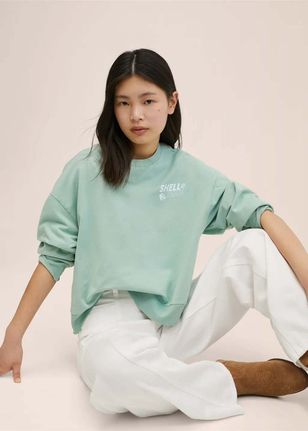 Felpa oversize stampa