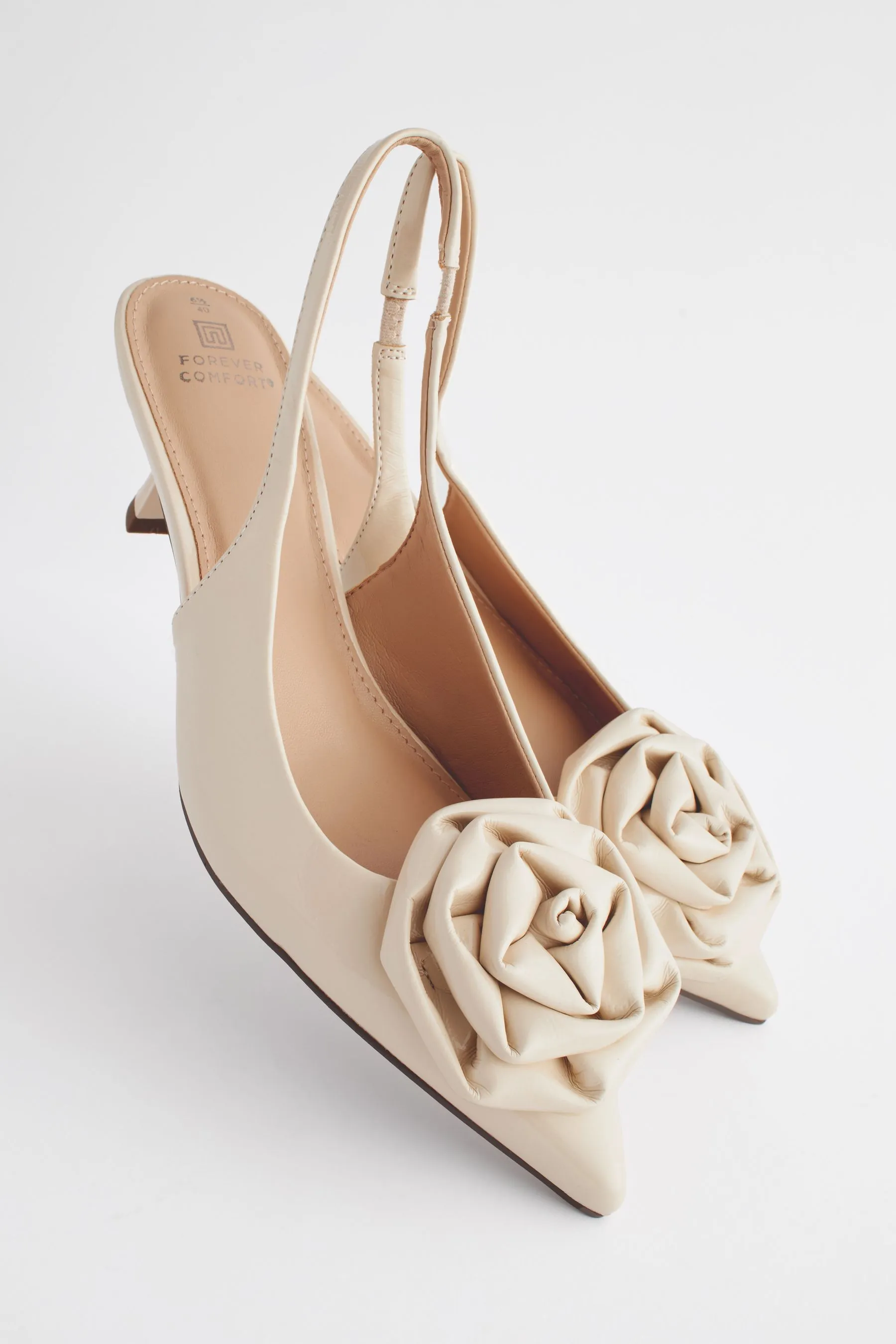 Forever Comfort® - Scarpe con tacco a rocchetto e cinturino posteriore