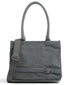  FredsBruder Jo Borsa shopper pelle bovina ruvida grigio scuro  