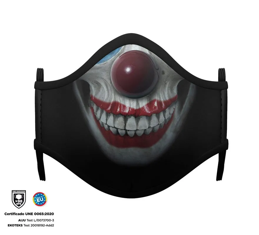 Halloween scheletro maschera igienico Clown Bambino