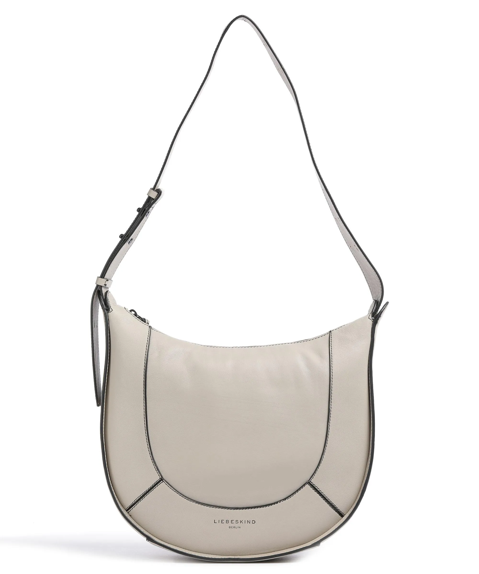  Liebeskind Alma Indian Sheep M Borsa hobo pelle a grana fine beige  