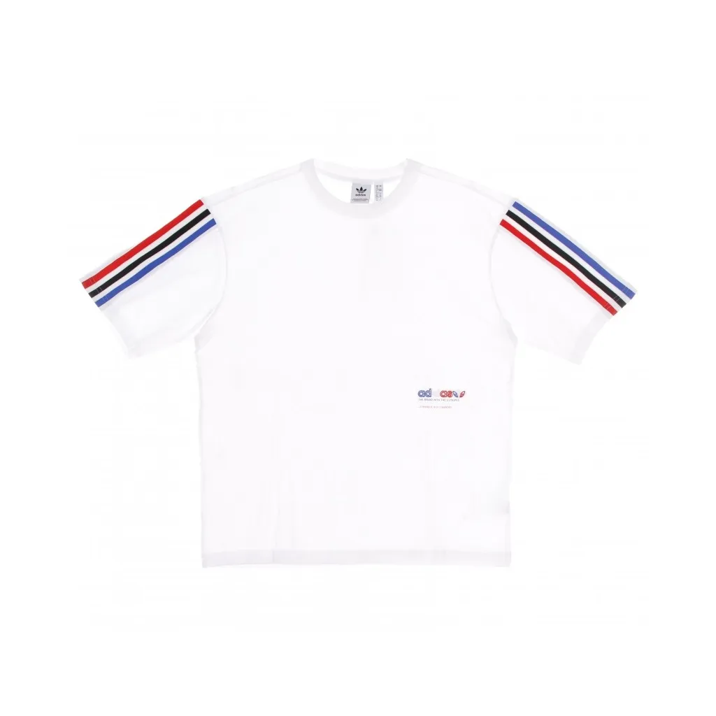 MAGLIETTA DONNA TRICOLOR OVERSIZED TEE WHITE