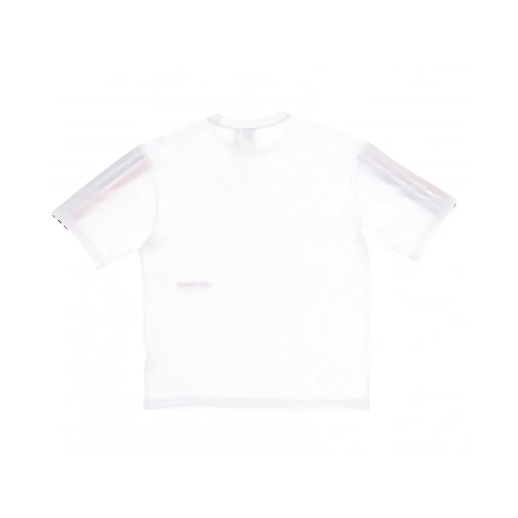 MAGLIETTA DONNA TRICOLOR OVERSIZED TEE WHITE