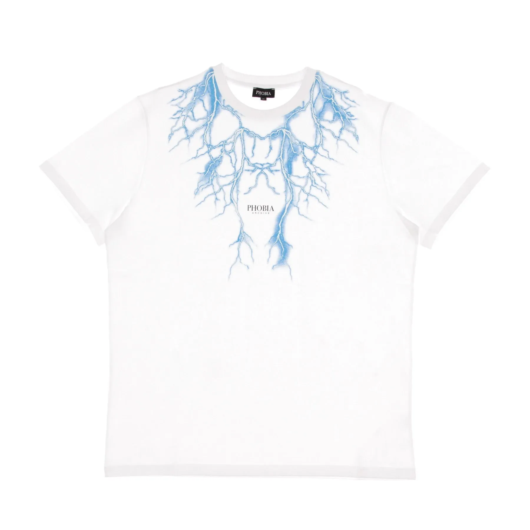 Maglietta Uomo Light Blue Lightning White/light Blue