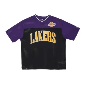 Maglietta Uomo Nba Arch Graphic Mesh Oversize Tee Loslak True Purple/black