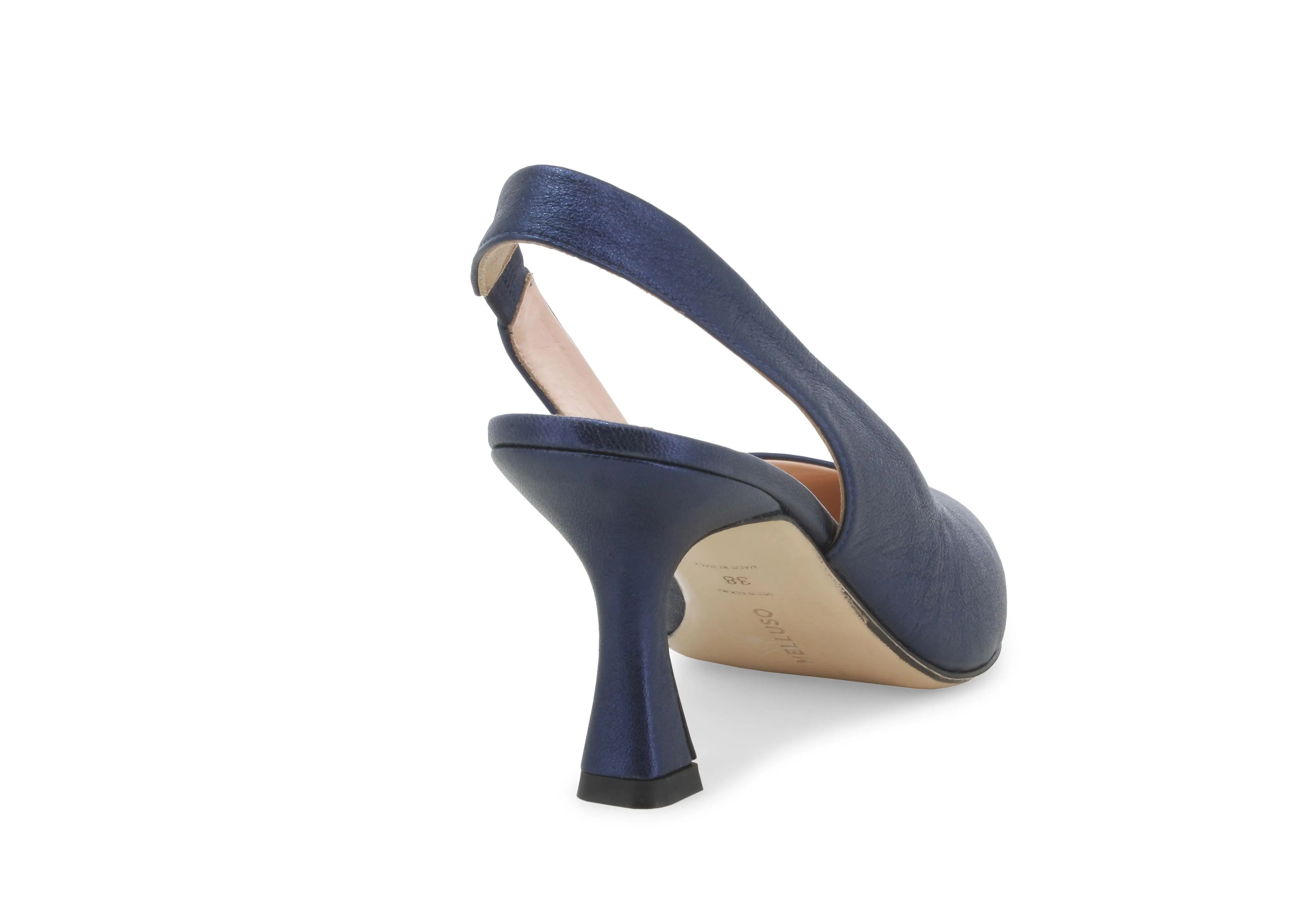 Melluso Slingback Elegante Primavera Estate in Pelle Liscia