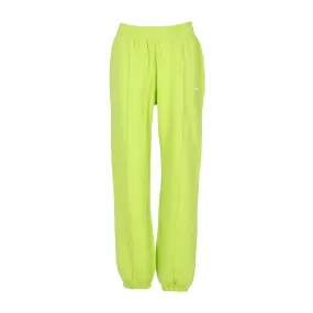 Pantalone Tuta Felpato Donna Essential Trend Atomic Green/white