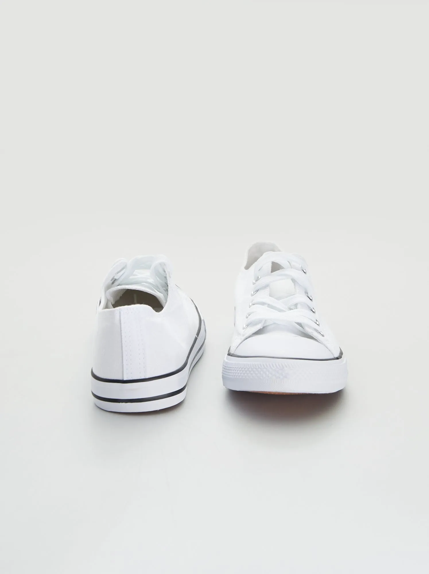 Tennis in tela basic - bianco